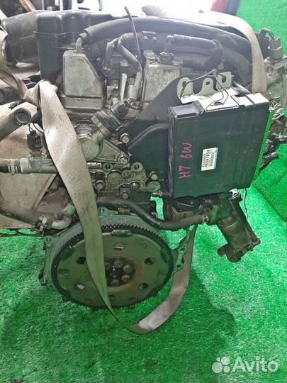 Двигатель в сборе двс mitsubishi pajero IO H76W 4G