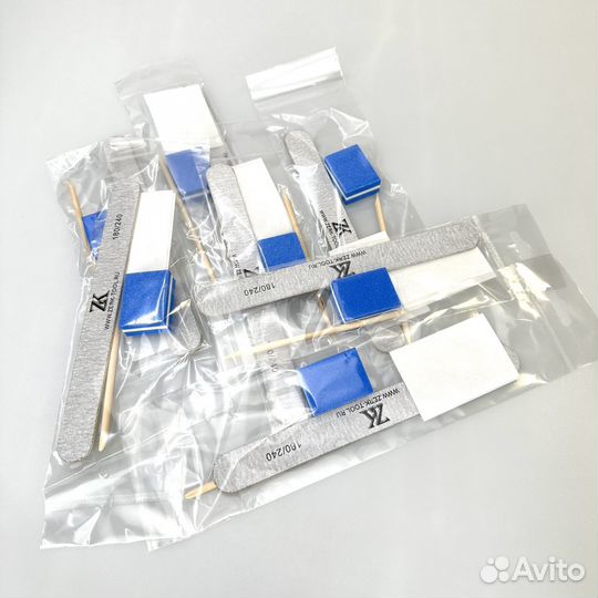 Набор маникюрный (пилка, баф, салфетки, палочки)