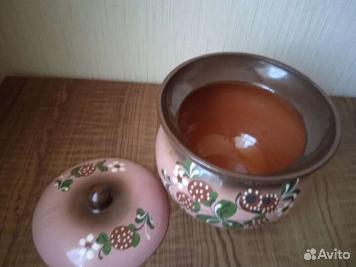 Горшок керамический. Супница СССР