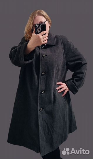 Пальто шерсть кашемир демисезон 66