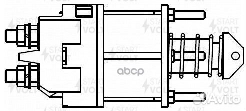 Реле втягивающее стартера VSR0102 startvolt