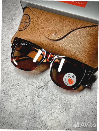 Очки Ray Ban wayfarer leopard