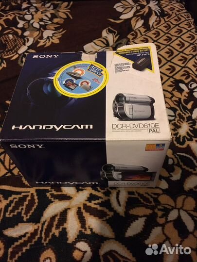 Sony dcr-dvd610e pal