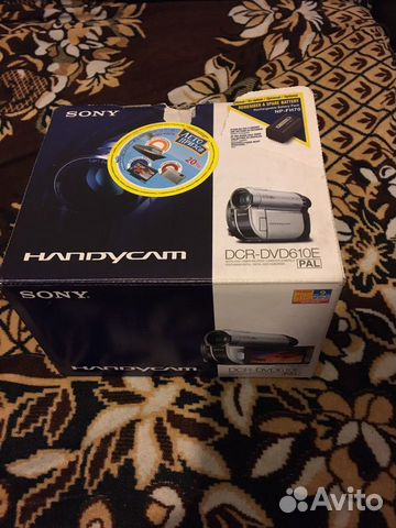 Sony dcr-dvd610e pal