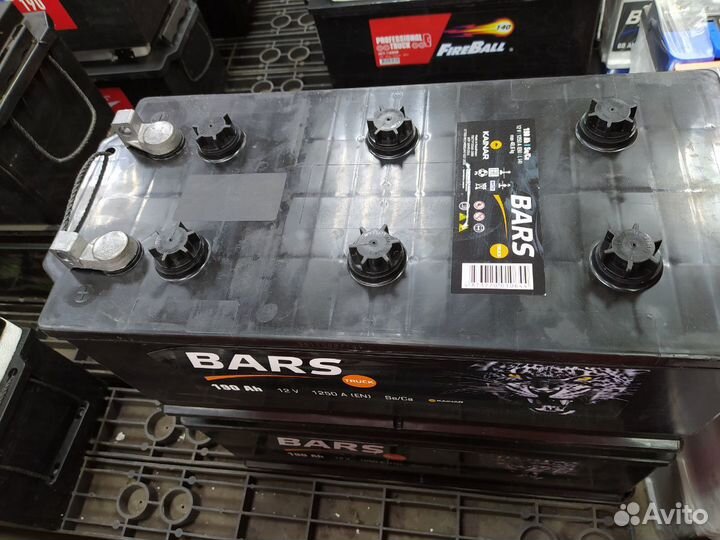 Аккумулятор Барс (Bars) 190 Ач. Болт. Доставка