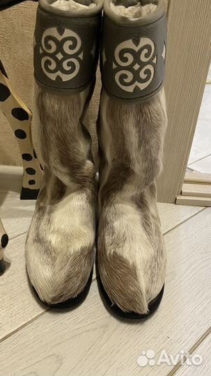 Унты из оленя, камусы, 36размер