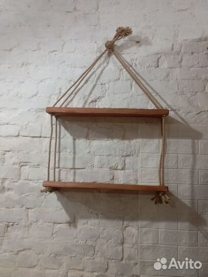 Полка настенная деревянная