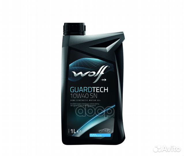 Wolf guardtech 10W40 SN/CF A3/B4 Масло моторное