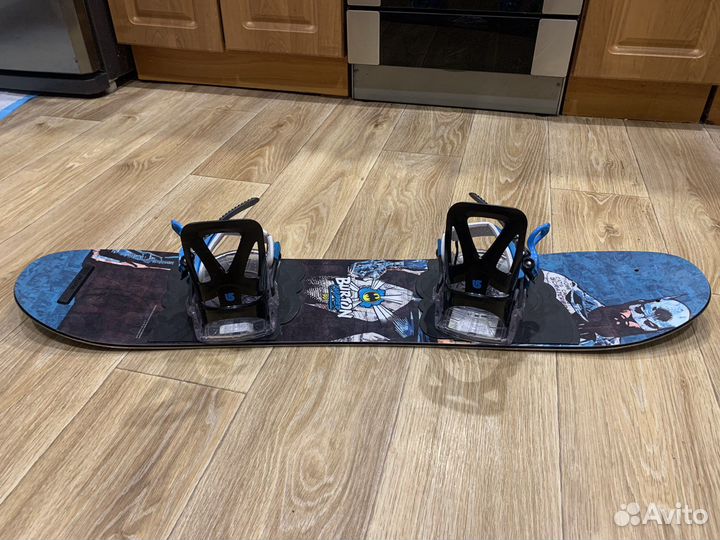 Сноуборд детский burton + крепления burton grom