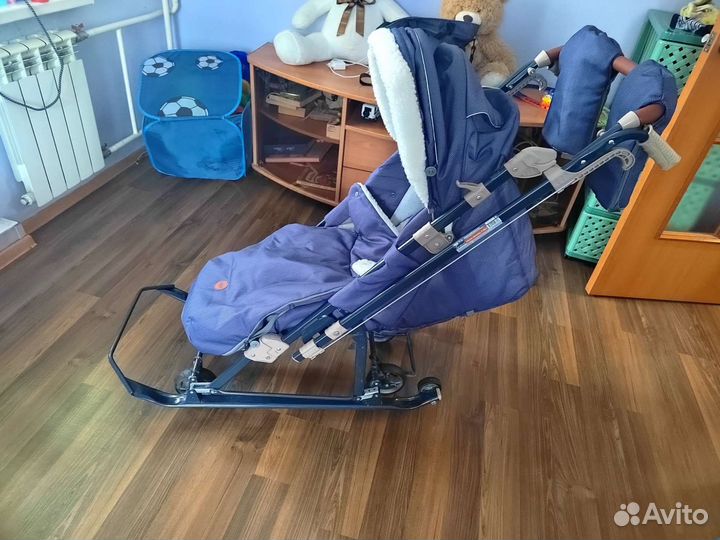 Санки коляска новая