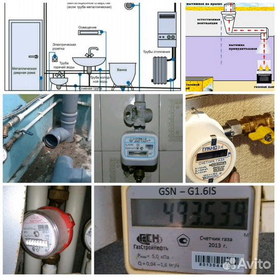Услуги газовика/Ремонт счётчиков газа/Сантехник