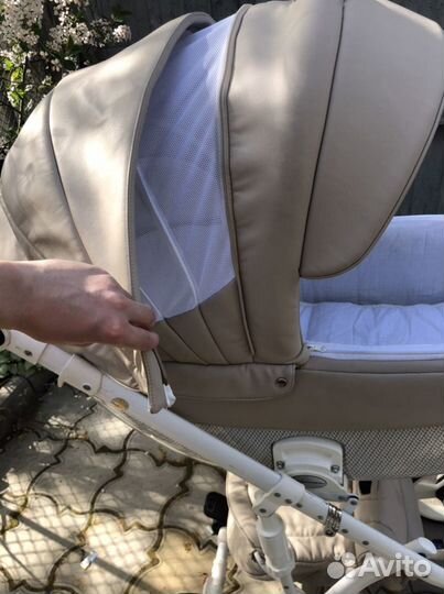 Коляска Adamex monte carbon 2 в 1 Экокожа