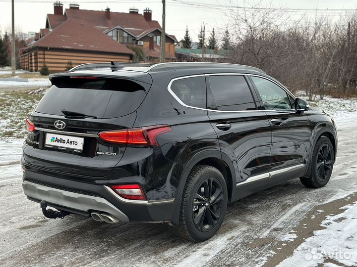 Hyundai Santa Fe 2.2 AT, 2018, 157 700 км