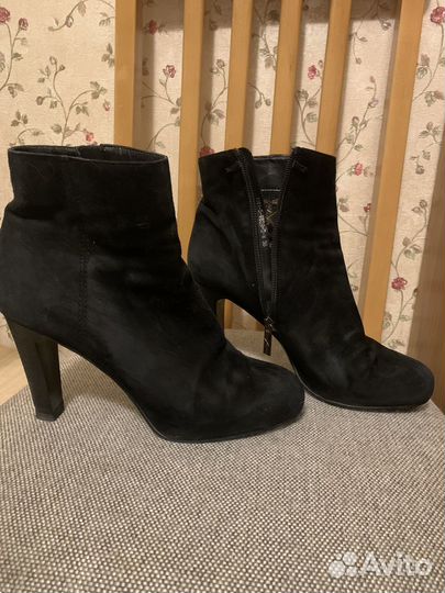 Ботильоны замшевые