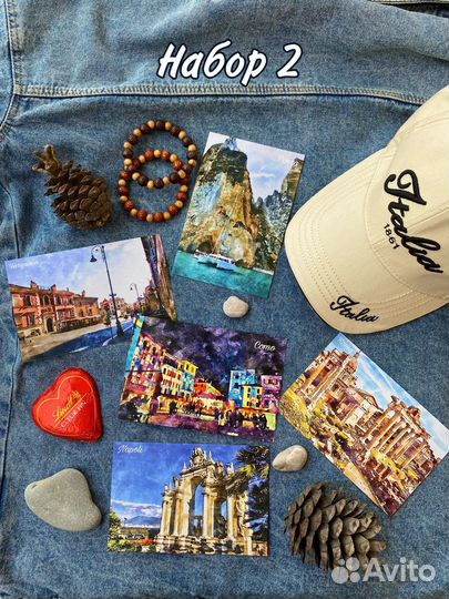 Открытки авторские Италия