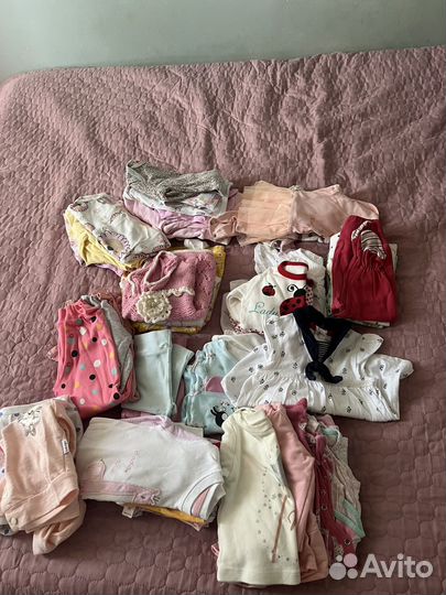 Пакет вещей на девочку 68-74