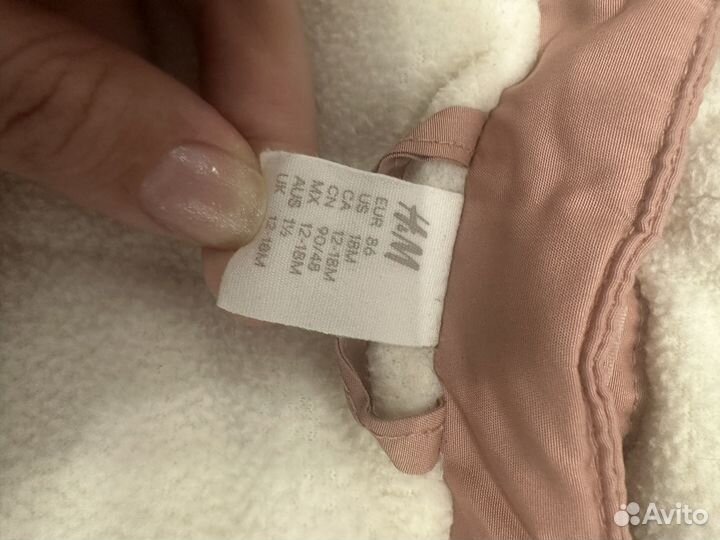 Куртка для девочки демисезонная h&m 86