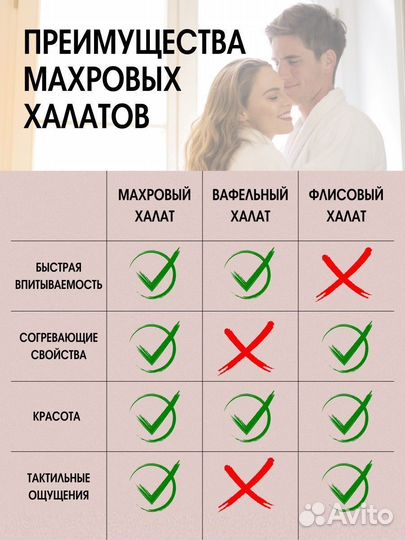 Мужской махровый халат Волк и Волчица