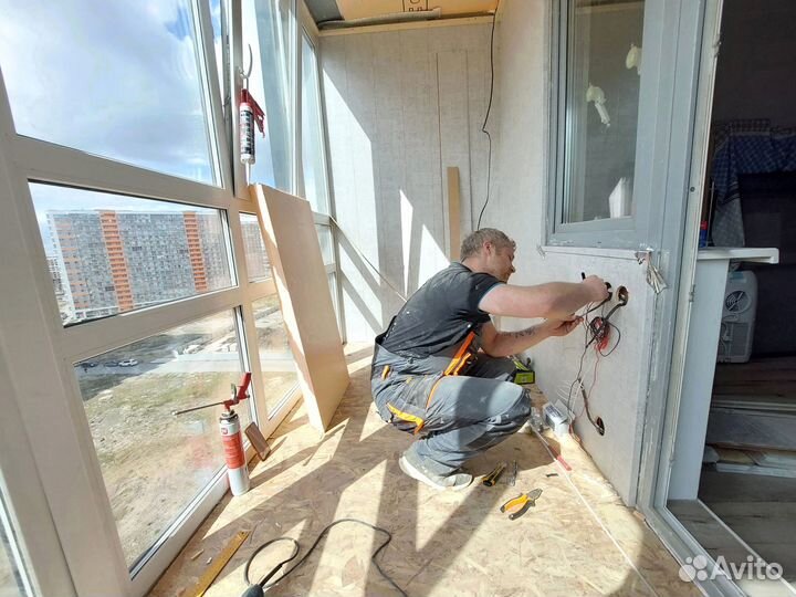 Остекление утепление и отделка балконов