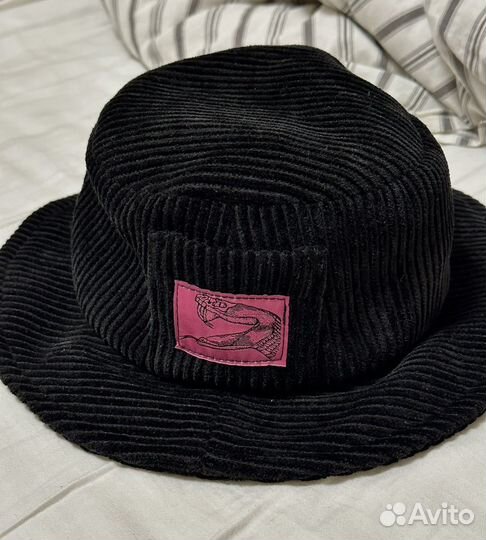 Вельветовая теплая панама Волчок (Volchok)