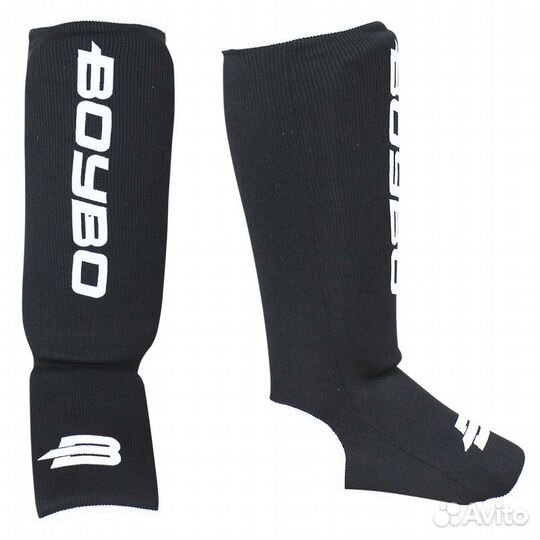 Защита голеностопа BoyBo (XS, Черный) Защита голен