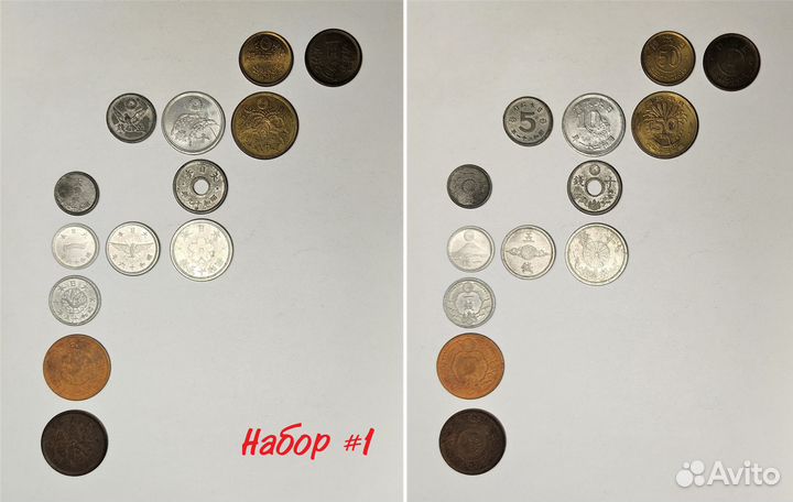 Наборы монет Японии