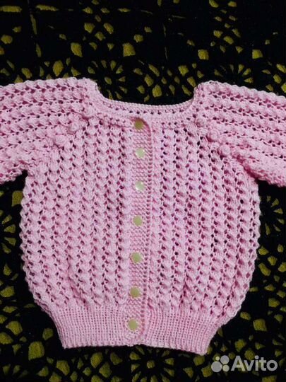 Кофта вязаная для девочки