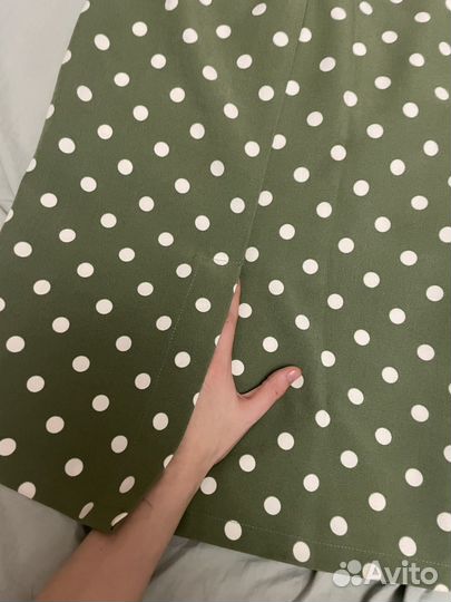 Юбка ретро в горошек американская жена