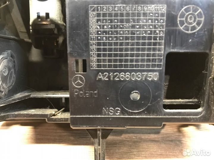 Пепельница Mercedes-Benz E 200 W212