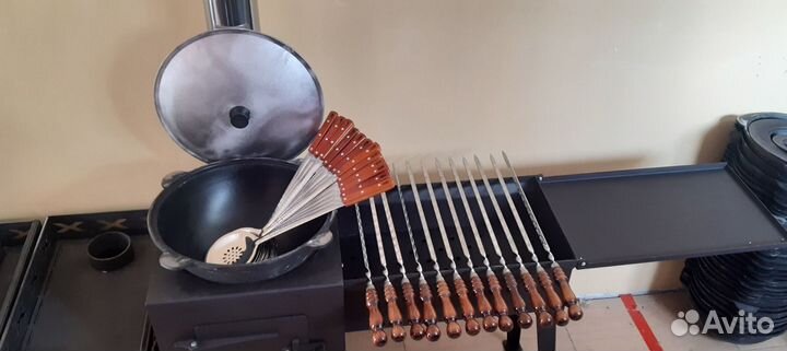 Шампура для люля и двойной спицей для овощей