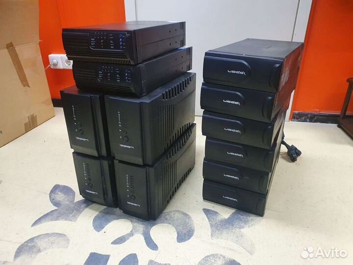 Ибп ippon 2000 + новые батареи много штук