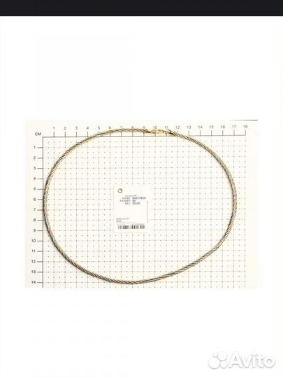 Серебряная цепь новая sokolov 925 50см