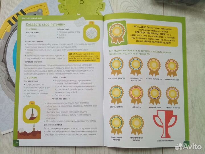 Опыты для детей 8-12 лет