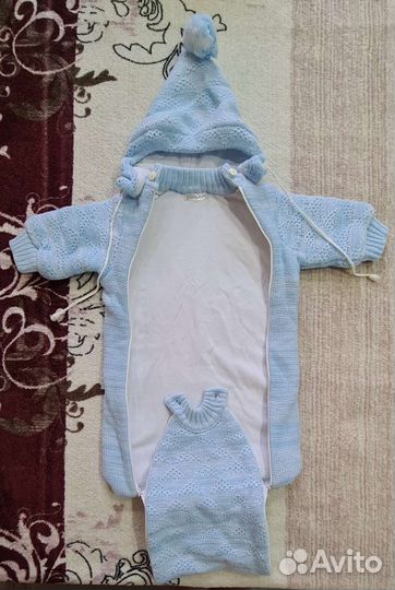 Конверт на выписку для мальчика летний