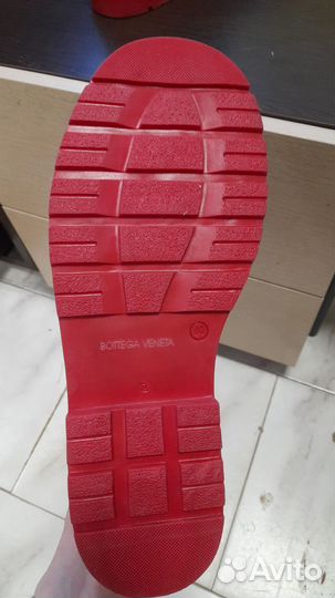 Ботинки челси женские, кожаные, Bottega Veneta