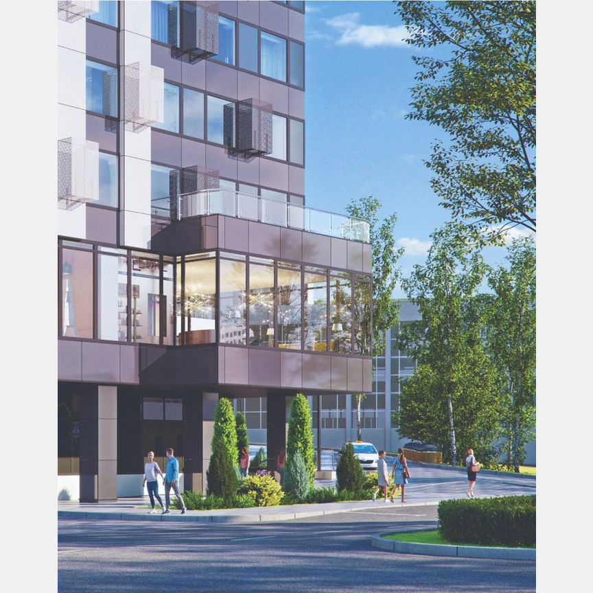 2-к. апартаменты, 73,6 м², 24/30 эт.