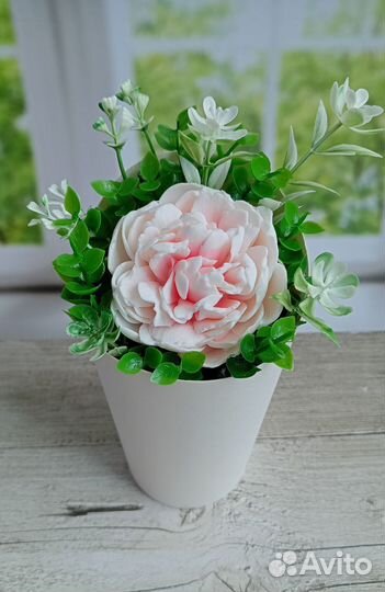 Букет-комплимент из мыла