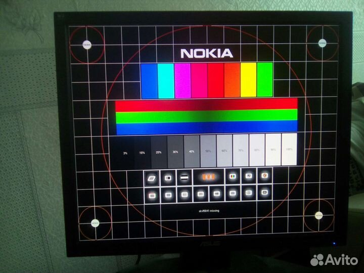 48,3см ЖК Asus с DVI, без битых пикселей и царапин