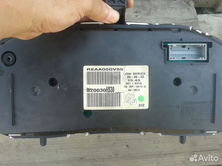 Щиток приборов рено меган 2