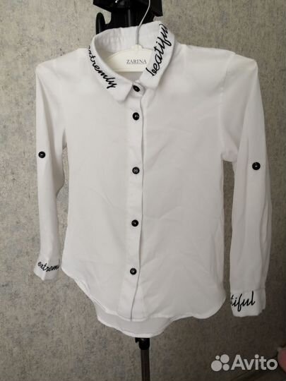 Блузки/водолазки школьные для девочки 128-134