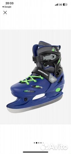 Коньки раздвижные 34-37 размер