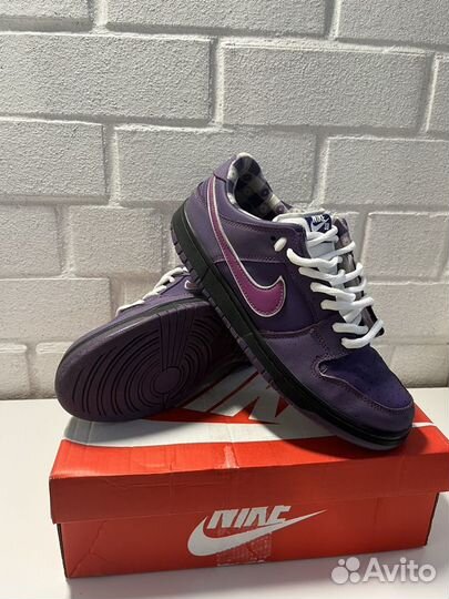 Кроссовки nike dunk sb purple lobster данки