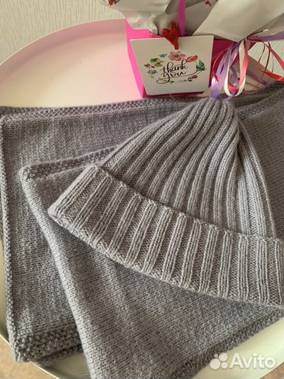 Шапка шарф комплект зима