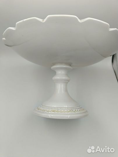 Ваза фруктовница фарфор Кузнецов конец 19 в