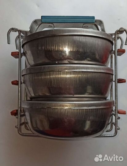 Контейнеры герметичные для еды нерж. СССР