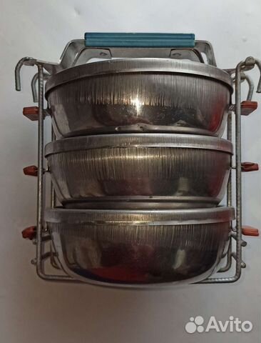 Контейнеры герметичные для еды нерж. СССР