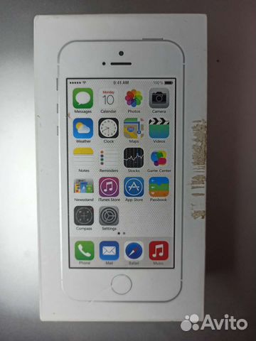 Коробка от винтажного айфона iPhone