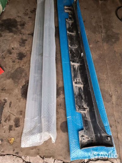 Накладки на пороги Kia Sportage4 2018 год