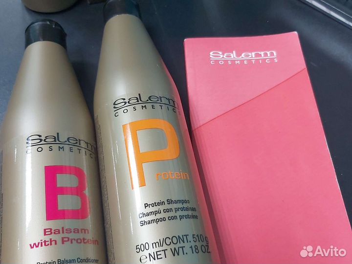 Шампунь salerm,бальзам salerm 1шт