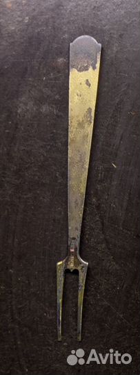 Вилочка для лимона серебро эмаль 1962 г